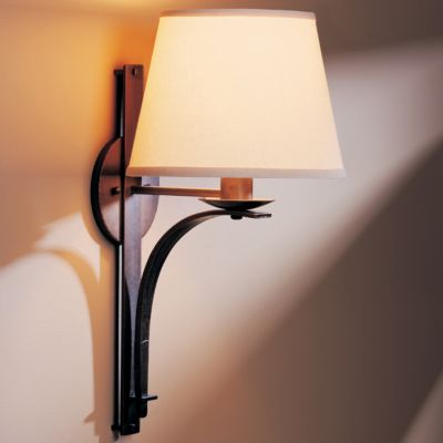 Tapered Pierced Wall Sconce With Shade by Hubbardton Forge - Starlight Lighting USA and Canada